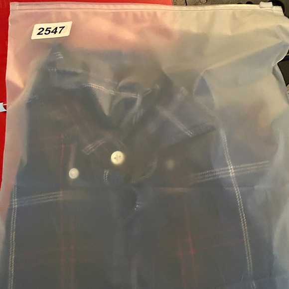 Vintage Levis Shirt Mens S Blue Plaid Flannel Long Sleeve Button Up Shirt - Picture 13 of 13